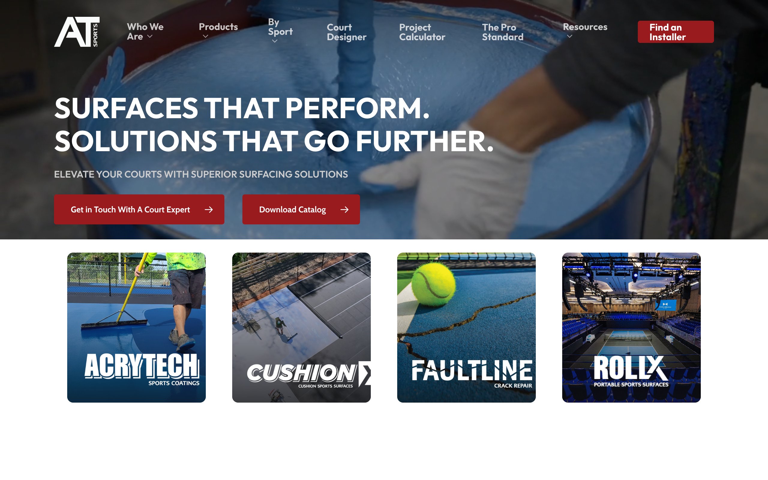 ATSports.com website screenshot